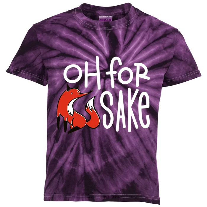 Oh For Fox Sake Kids Tie-Dye T-Shirt