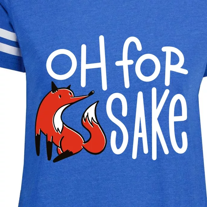 Oh For Fox Sake Enza Ladies Jersey Football T-Shirt