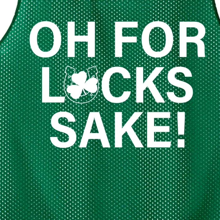 Oh For Lucks Sake Mesh Reversible Basketball Jersey Tank