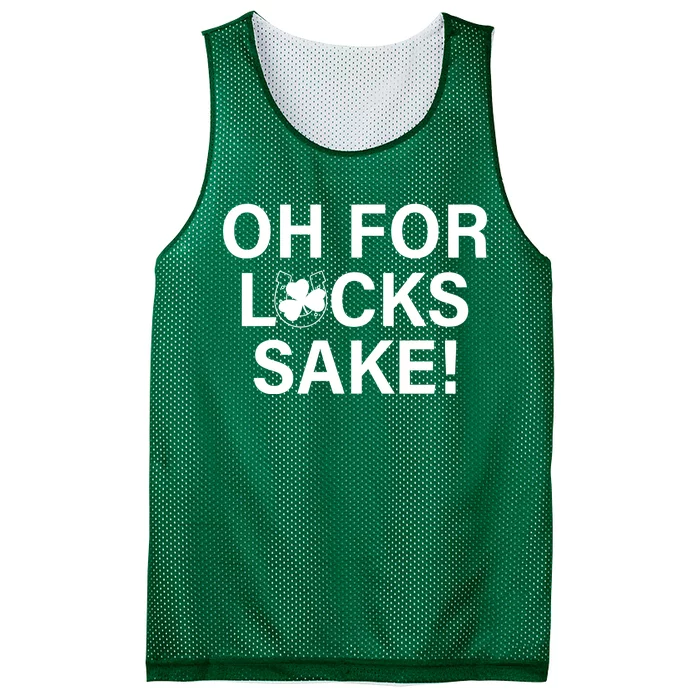 Oh For Lucks Sake Mesh Reversible Basketball Jersey Tank