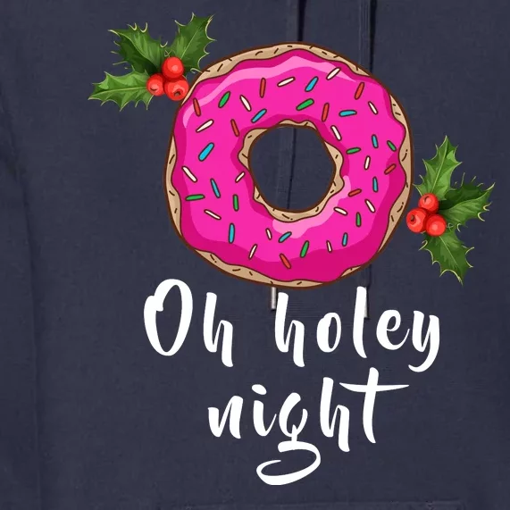 Oh Holey Night Donut Premium Hoodie