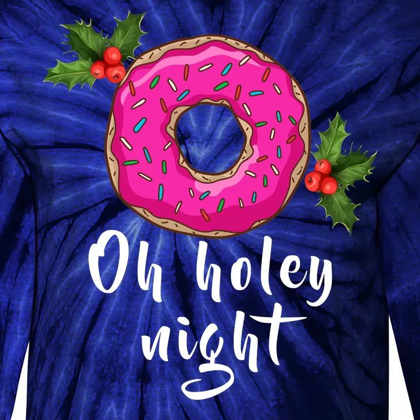 Oh Holey Night Donut Tie-Dye Long Sleeve Shirt