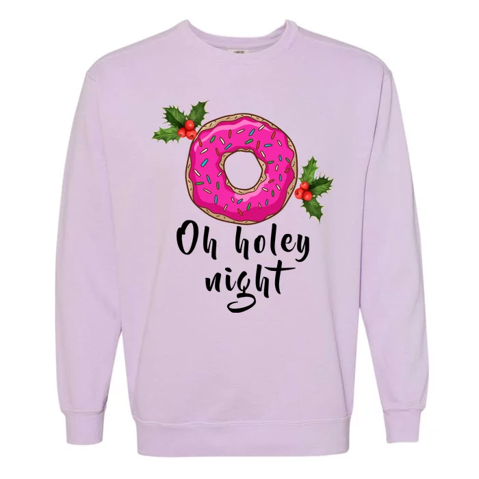 Oh Holey Night Donut Garment-Dyed Sweatshirt