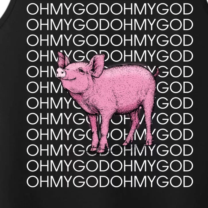 Oh My God Pig Performance Tank