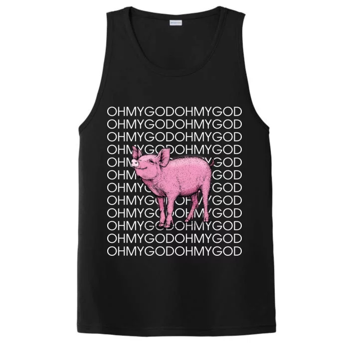 Oh My God Pig Performance Tank