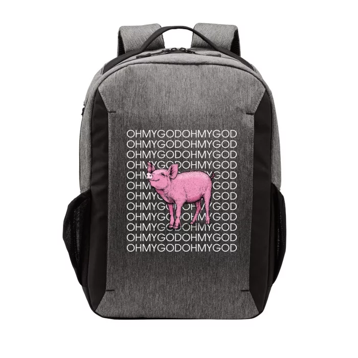 Oh My God Pig Vector Backpack