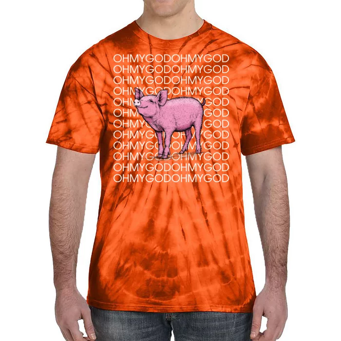 Oh My God Pig Tie-Dye T-Shirt