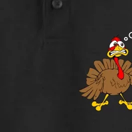 Oh Shit It's Thanksgiving Dry Zone Grid Performance Polo