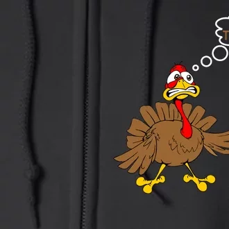 Oh Shit It's Thanksgiving Full Zip Hoodie