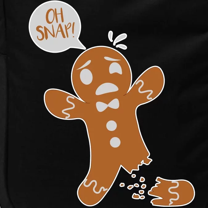 Oh Snap! Funny Gingerbread Christmas Impact Tech Backpack