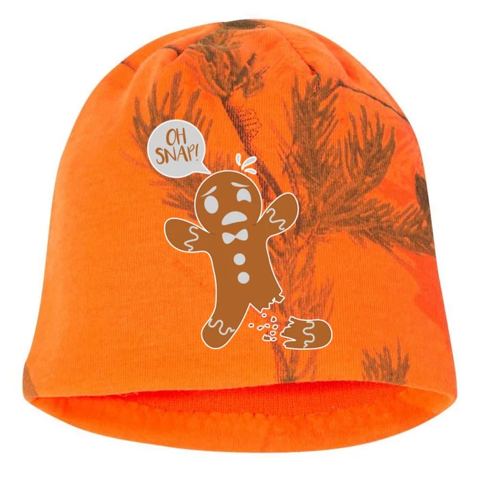 Oh Snap! Funny Gingerbread Christmas Kati - Camo Knit Beanie