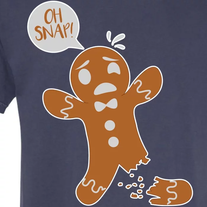 Oh Snap! Funny Gingerbread Christmas Garment-Dyed Heavyweight T-Shirt