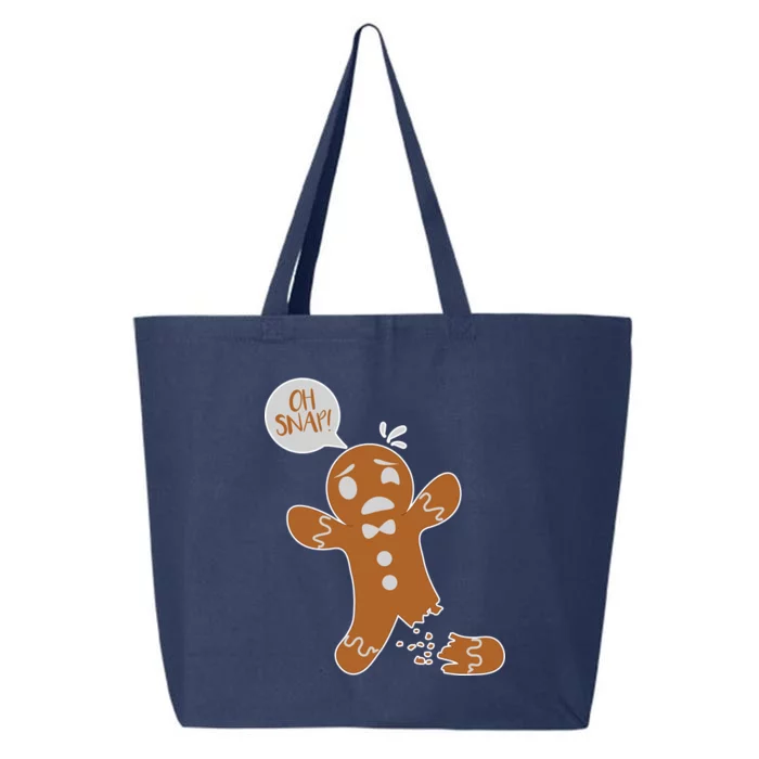 Oh Snap! Funny Gingerbread Christmas 25L Jumbo Tote