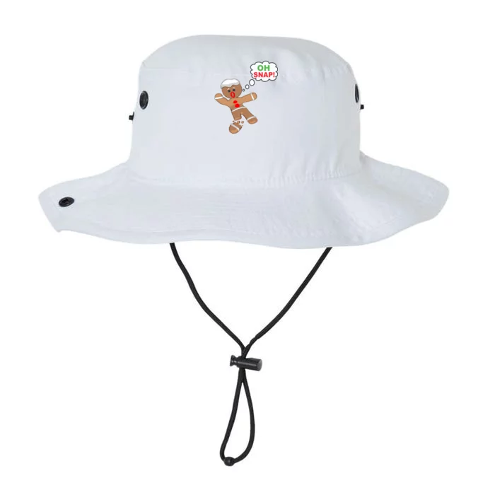 Oh Snap Gingerbread Funny Christmas Design Legacy Cool Fit Booney Bucket Hat