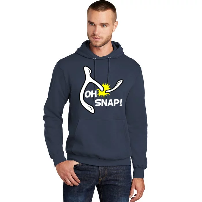 Oh Snap Lucky Wishbone Thanksgiving Tall Hoodie