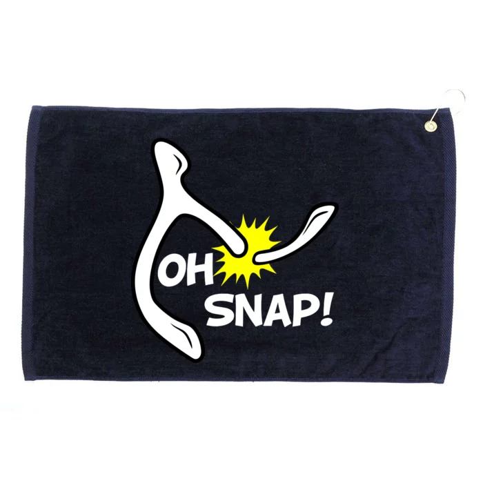 Oh Snap Lucky Wishbone Thanksgiving Grommeted Golf Towel