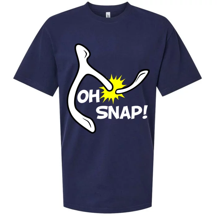 Oh Snap Lucky Wishbone Thanksgiving Sueded Cloud Jersey T-Shirt