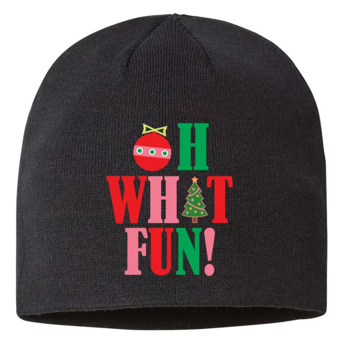 Oh What Fun Christmas 8 1/2in Sustainable Knit Beanie