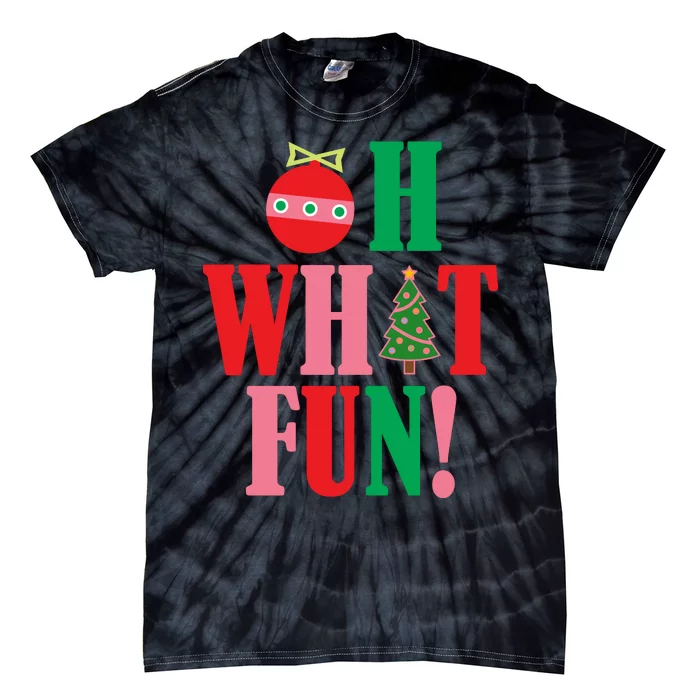 Oh What Fun Christmas Tie-Dye T-Shirt