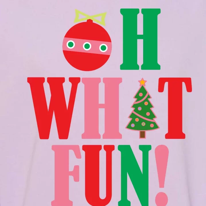 Oh What Fun Christmas Garment-Dyed Sweatshirt