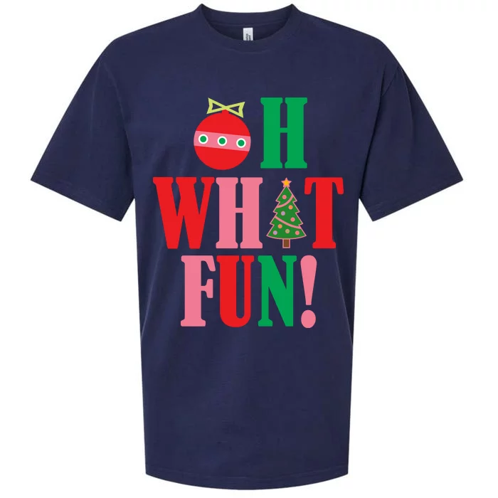 Oh What Fun Christmas Sueded Cloud Jersey T-Shirt