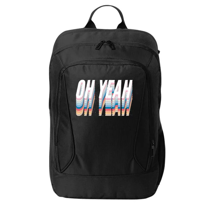 Oh Yeah! Funny Retro City Backpack