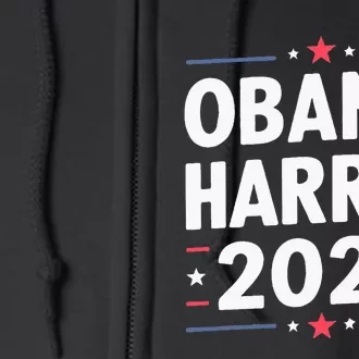 Obama Harris 2024 Democrat Us Election Michelle Kamala Full Zip Hoodie