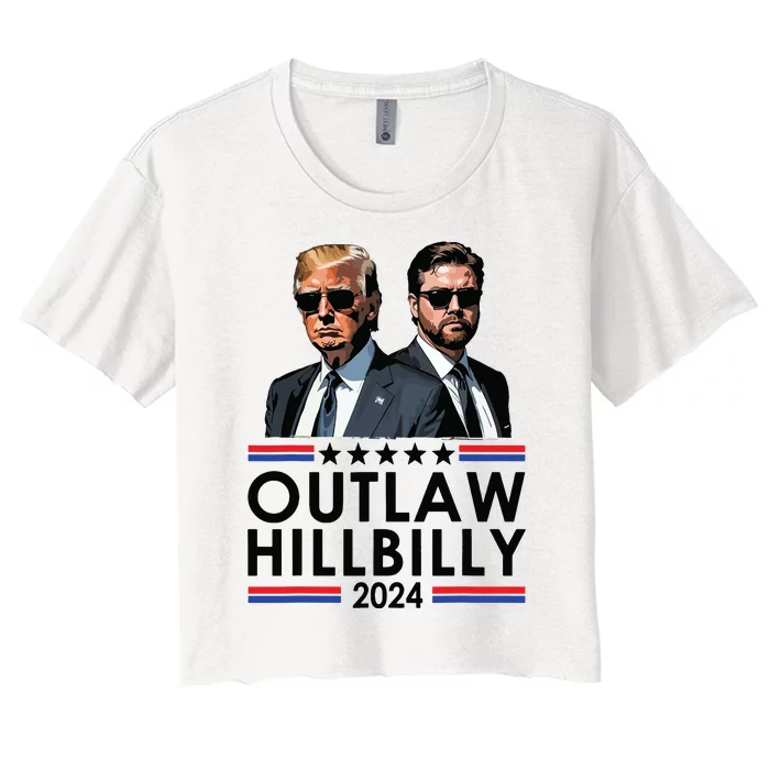 Outlaw Hillbilly 2024 Women's Crop Top Tee