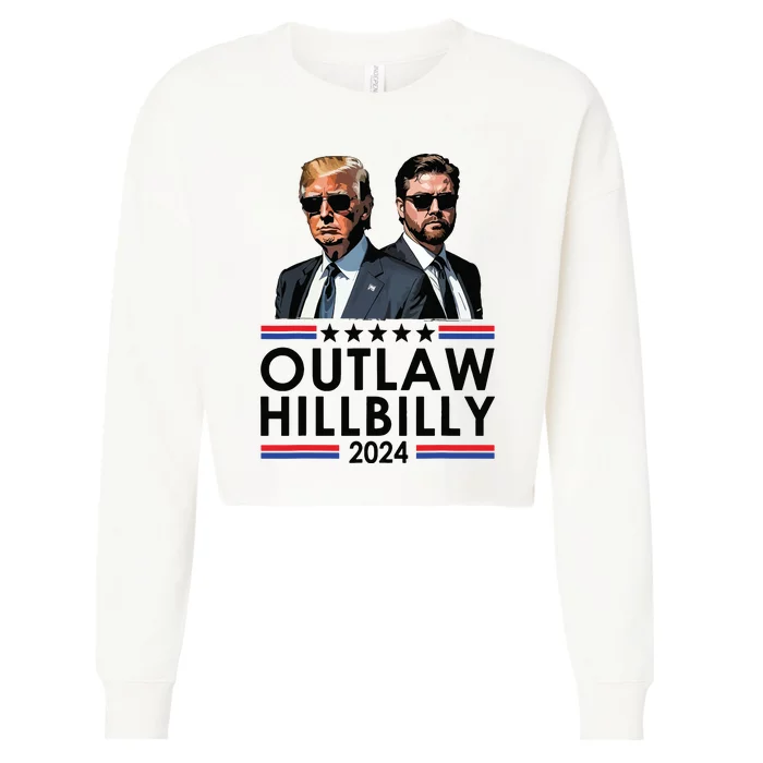 Outlaw Hillbilly 2024 Cropped Pullover Crew