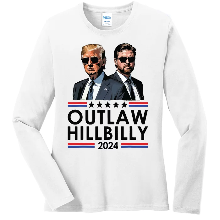 Outlaw Hillbilly 2024 Ladies Long Sleeve Shirt