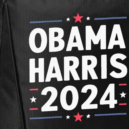 Obama Harris 2024 Democrat Us Election Michelle Kamala City Backpack