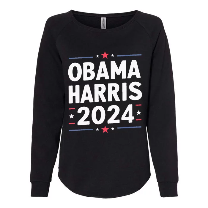 Obama Harris 2024 Democrat Us Election Michelle Kamala Womens California Wash Sweatshirt