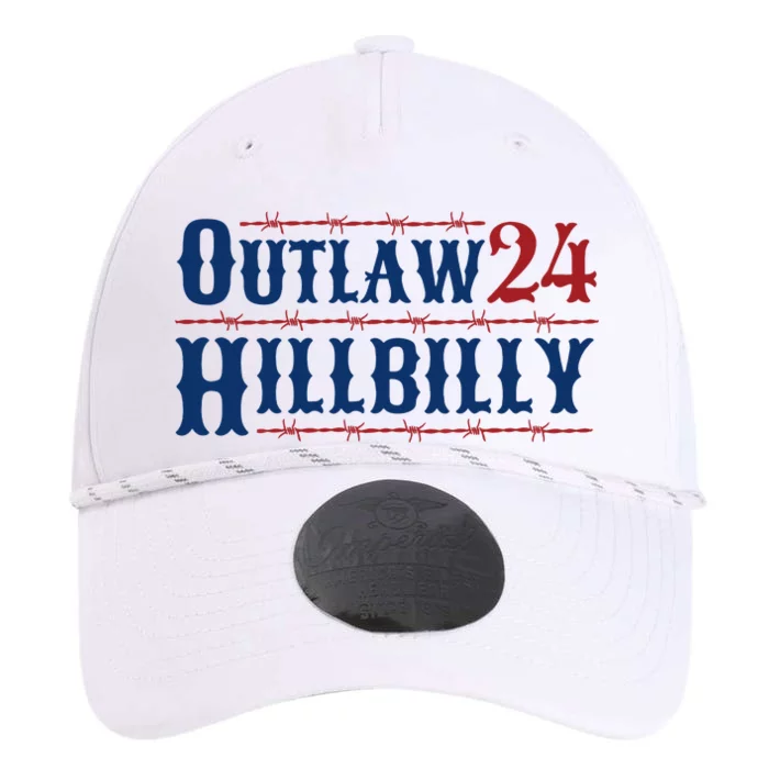 Outlaw Hillbilly 2024 Barbed Wire Western Trump Vance 2024 Performance The Dyno Cap