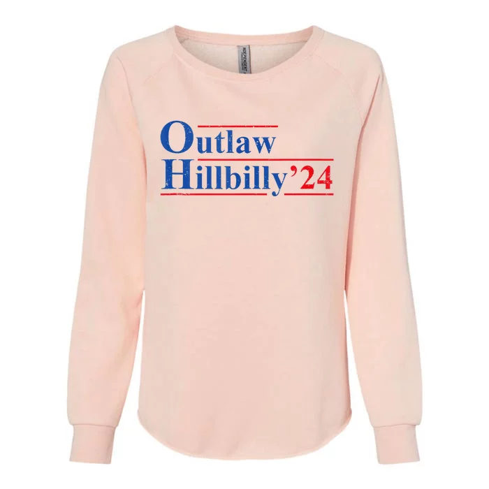 Outlaw Hillbilly 24 IM Voting For The Outlaw And Hillbilly Womens California Wash Sweatshirt