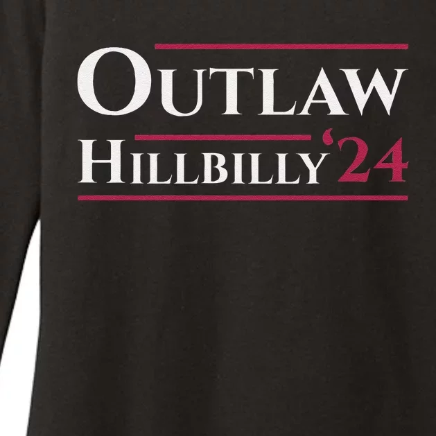 Outlaw Hillbilly 24 Womens CVC Long Sleeve Shirt