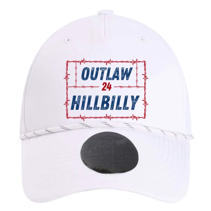 Outlaw Hillbilly 2024 Barbed Wire Western Trump Vance 2024 Performance The Dyno Cap