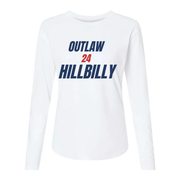 Outlaw Hillbilly 24 Womens Cotton Relaxed Long Sleeve T-Shirt