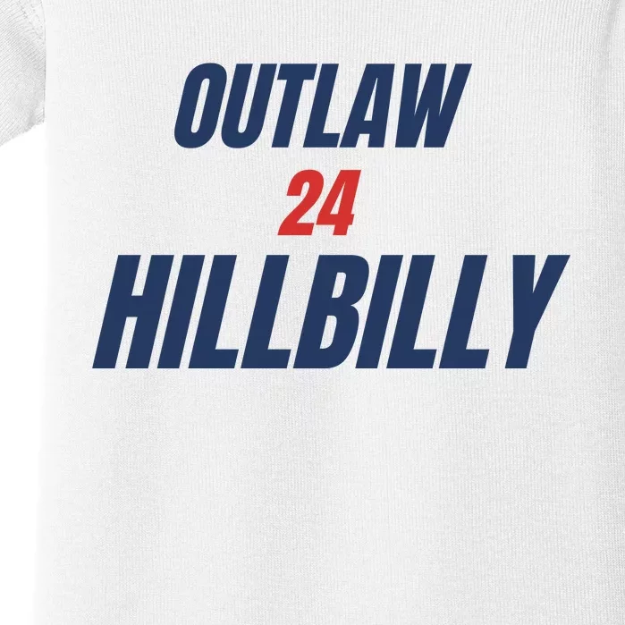 Outlaw Hillbilly 24 Baby Bodysuit