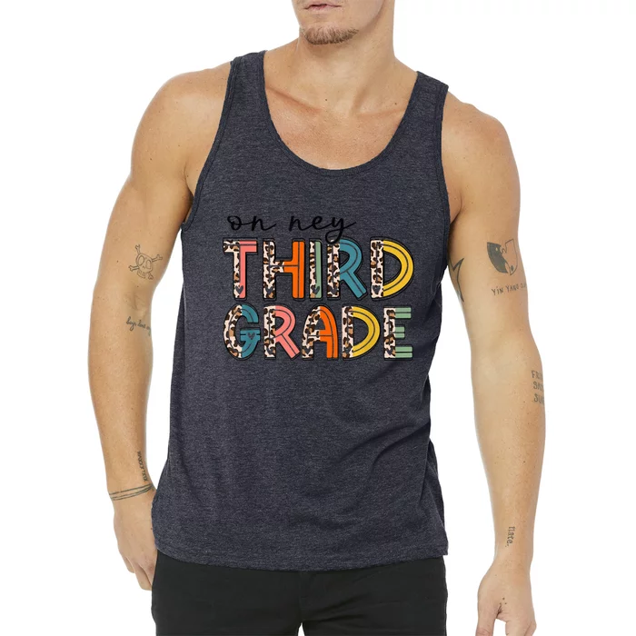 Oh Hey 3rd Grade Back to School Funny Teacher Kid Tank Top