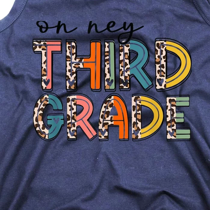 Oh Hey 3rd Grade Back to School Funny Teacher Kid Tank Top