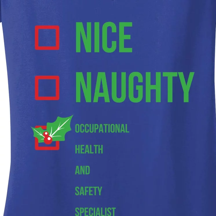 Occupational Health And Safety Specialist Christmas Gift Funny Gift Women's V-Neck T-Shirt