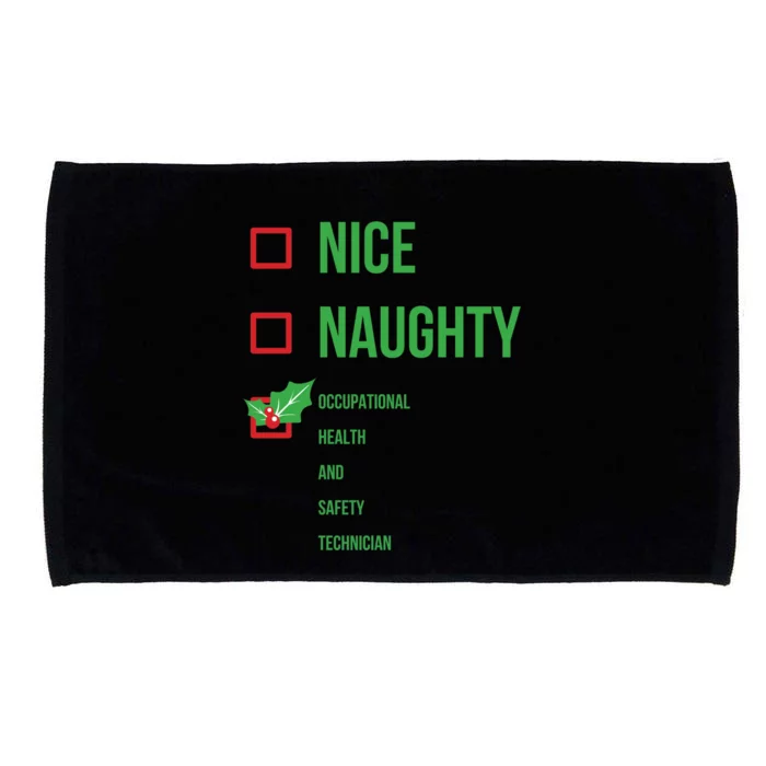 Occupational Health And Safety Technician Christmas Gift Funny Gift Microfiber Hand Towel