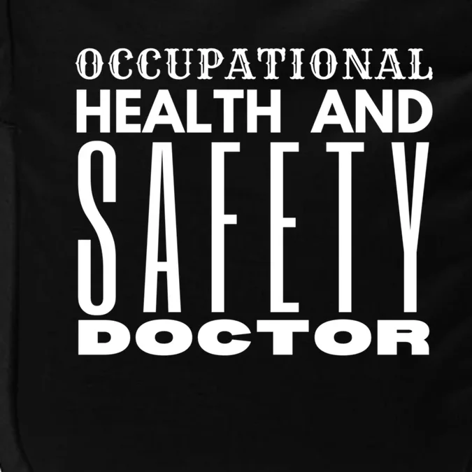 Occupational Health And Safety Doctor Safety Campaigns Gift Impact Tech Backpack