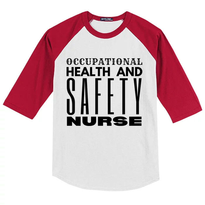 Occupational Health And Safety Nurse Safety Campaigns Gift Kids Colorblock Raglan Jersey