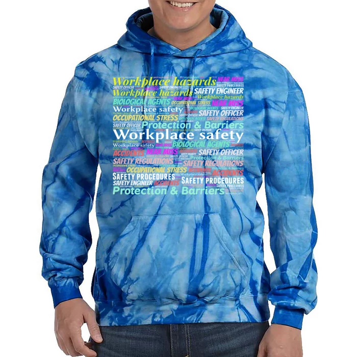 Occupational Health And Safety Slogans Gift Tie Dye Hoodie