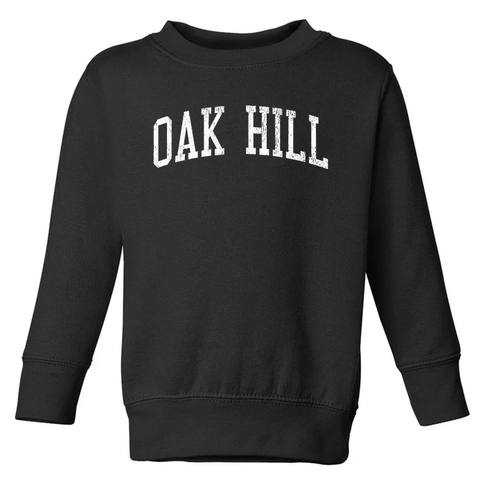 Oak Hill Al Vintage Athletic Sports Js02 Toddler Sweatshirt