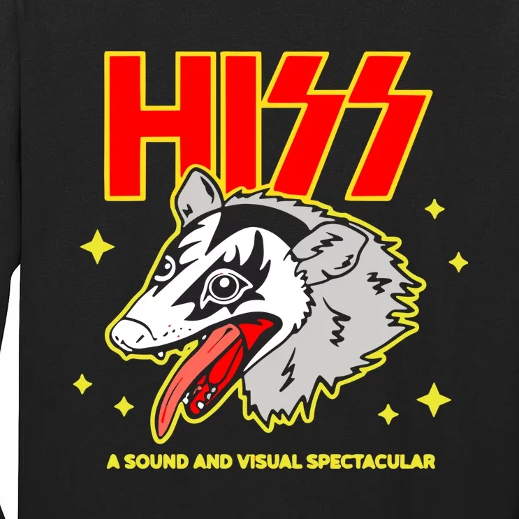 Opossum Hiss A Sound And Visual Spectacular Tall Long Sleeve T-Shirt