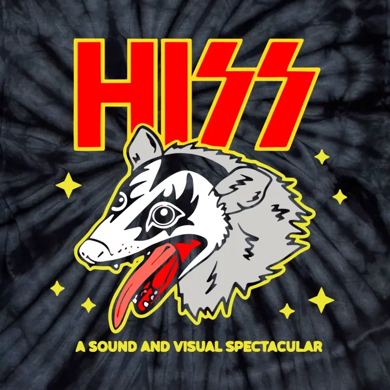 Opossum Hiss A Sound And Visual Spectacular Tie-Dye T-Shirt