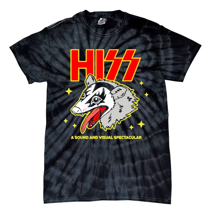 Opossum Hiss A Sound And Visual Spectacular Tie-Dye T-Shirt