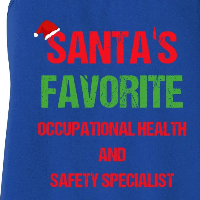 Occupational Health And Safety Specialist Christmas Gift Women's Racerback Tank